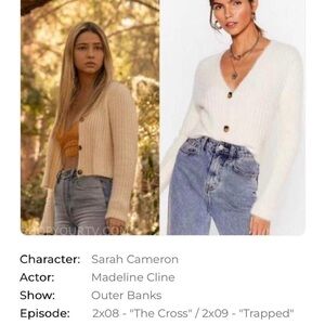 ASO Sarah Cameron Outer Banks Nasty Gal Cardigan
